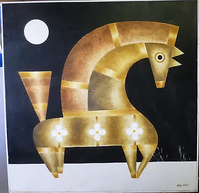 GUSTAVO MARTINEZ Mexican LISTED Artist HORSE 40X40” OIL Canvas SIGNED • $750