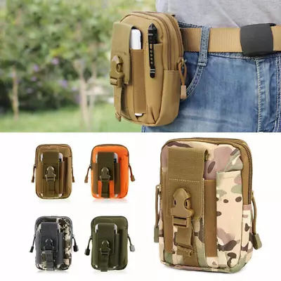 Tactical Admin Pouch MOLLE EDC Utility Pouch Military Multi-Function Waist Bag • $7.68