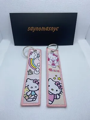 Cute Kawaii Hello Kitty Anime Key Jet Tag Keychain Lanyard • $4.99