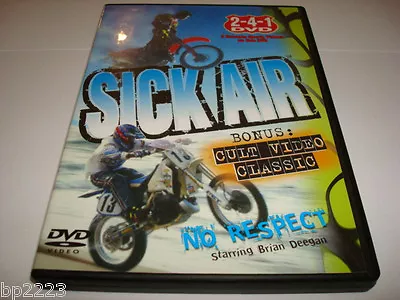 SICK AIR & NO RESECT CULT CLASSIC EXTREME DVD-Brian Deegan MOTOCROSS & MORE NEW • $5.87