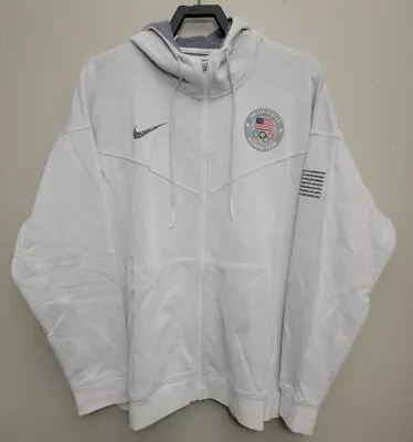 Nike Sportswear Olympic Team USA Terry Windrunner Hoodie Size Large CK5809 100 L • $116.99