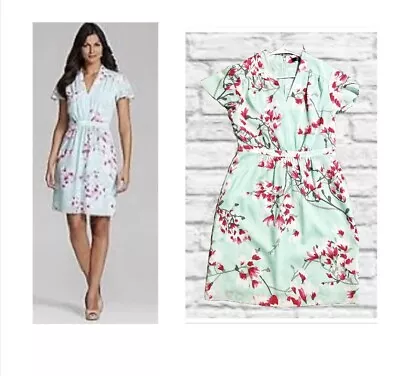 Alex Marie Floral Dress Mint Green Ruffle Sleeve Size 12 Women’s Tea Party • $67