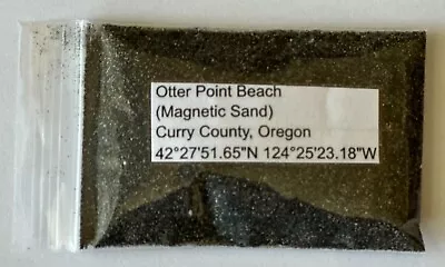 Oregon Otter Point Beach Magnetic Sand Sample • $1.95