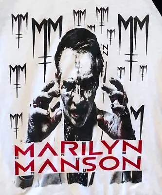 Marilyn Manson T Shirt Goth T Shirt Rock T Shirt Mens Small Concert T Shirt • $10.13