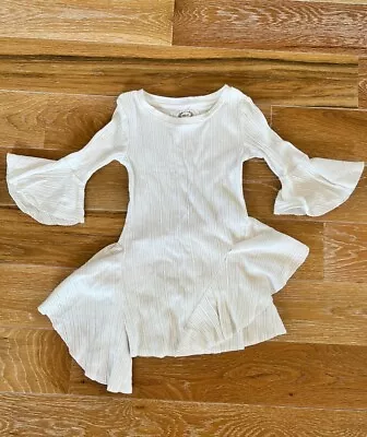 Mia Joy Joyfolie Girls White Asymmetrical Dress Size 5 • $0.99