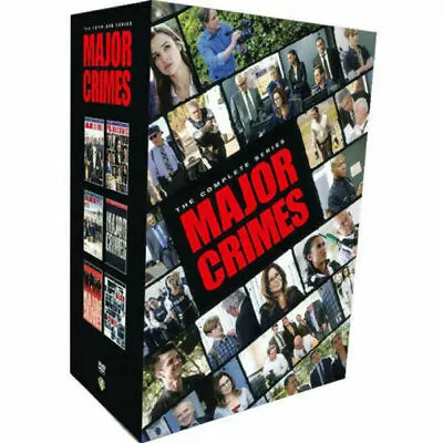 Major Crimes: The Complete Series Seasons 1-6 (DVD 2017 24-Disc Box Set) • $39.98