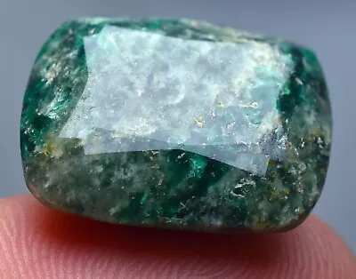 26.95CT Ultra Rare Natural Green Seraphinite (Clinochlore) Big Gemstone Pakistan • $47