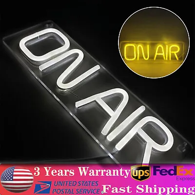 LED Sign On Air Neon Sign On Off Recording Studio Light Door Wall Decor Light Up • $8.16