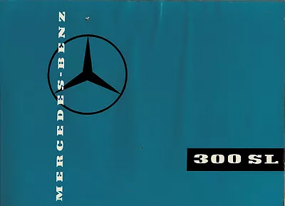 Mercedes-Benz Factory Brochure 300 SL • $50