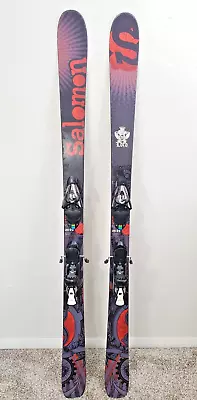 177 Cm SALOMON LORD All Mountain Skis W/ Z12 Adjustable Bindings • $259