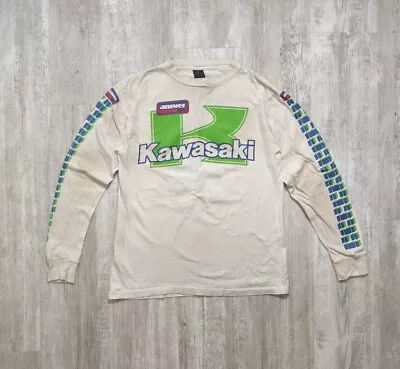 Vintage 70s 80s Kawasaki Answer Racing Motorcross Jersey T Shirt Size Large USA • $124.99