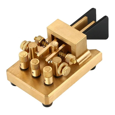 $274.99 • Buy MORSE Code Telegraph Key Torsion Bar Paddle Cootie Auto Iambic Agnetic Rebound