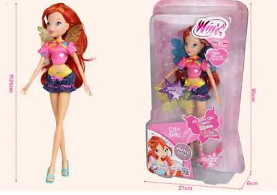 Newest Winx Club Doll Rainbow Colorful Girl Action Figures Fairy Bloom • $19.90