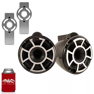 Wet Sounds For Mastercraft 2007 And Up REV10 10  Black Tower Speakers • $1199.98