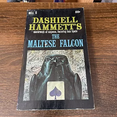 THE MALTESE FALCON By Dashiell Hammett (1966 Dell 5175 PB) 1st Printing • $8