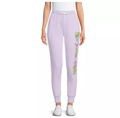 MTV Juniors’ Logo With Flowers Joggers - Lavender Choose Size • $9.99