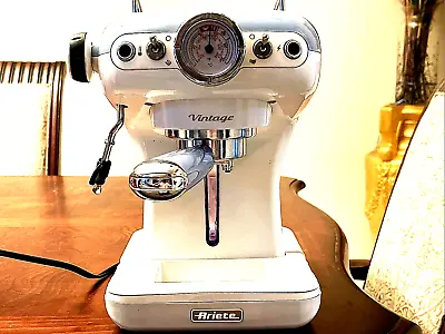 Ariete Vintage 850W 0.9L Countertop Espresso Coffee Machine Blue See Pictures • $72