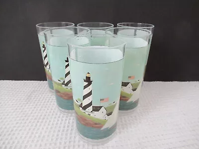 Vtg Sakura Evolutions COASTAL BREEZE 6 Melamine 14 Oz Tall Tumbler Warren Kimble • $50