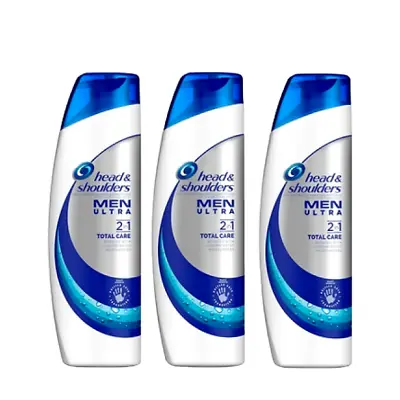 3x Head & Shoulders Men Ultra Total Care Anti-Dandruff 2in1 Shampoo 225ml • £21.07