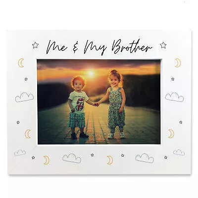 Me And My Brother Sentiment Photo Frame Brother And Sister Gift Sibling Pictures • £7.99