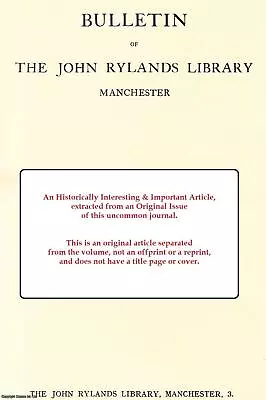 Thomas Muntzer: Prophet Of Radical Christianity. An Original Article From The Bu • $19.28