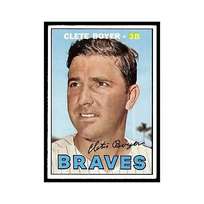 1967 Topps Clete Boyer Braves #328 • $4.75