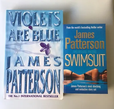 Lot Of 2 X James Patterson Violets Are Blue Swimsuit Paperback As New Free Post • £13.92