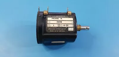 Helipot 200K Multi Turn Potentiometer 3% 0.25 Tol • £7.90