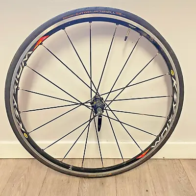 Mavic Ksyrium Elite 700c Rear Wheel Vintage 130 Mm Race Black 8s 9s 10s W/ Tire • $119.95