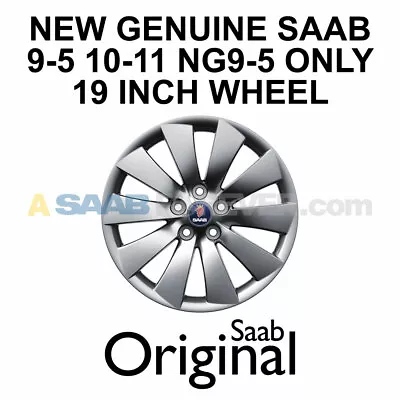 New Genuine Saab Ng 9-5 19 Inch Wheel Turbine 10 Spoke Alu 105 Rare Oem 12808174 • $679.99
