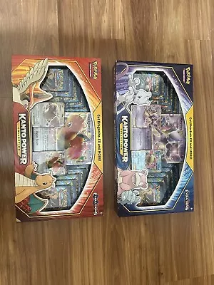 Pokemon Xy Kanto Power Collection Boxes Set. Dragonite And Mewtwo Factory Sealed • $420