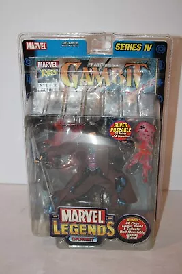 2003 ToyBiz Marvel Legends Series IV GAMBIT 6” Action Figure X-Men Comic Book • $26.95