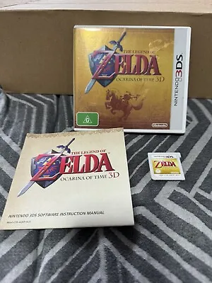 The Legend Of Zelda: Ocarina Of Time 3D Nintendo 3DS Game Complete PAL AUS • $35