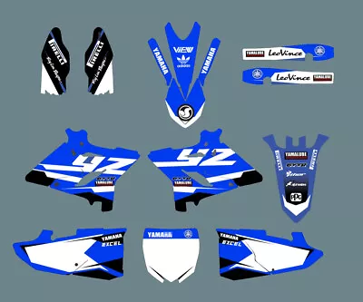 Graphics Backgrounds Decals Sticker Kit For YAMAHA YZ125 2015-2019 YZ250 15-19 • $120.29