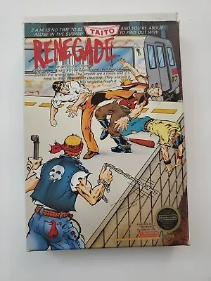 Empty Box Only NES Nintendo Renegade Game • $10