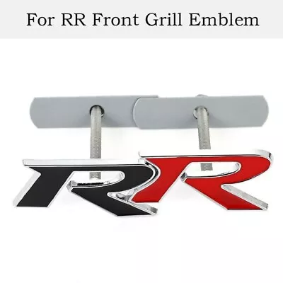 Honda Mugen RR Front Grill Logo Black Red Emblem Civic Accord CR-X City Integra • $18.28