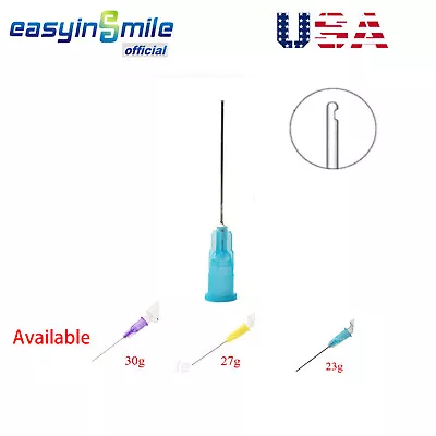 25Pcs/bag EASYINSMILE Dental Endo Irrigation Needle Side End Hole 23g 27g 30g • $7.61