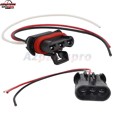 Cooling Fan Pigtail Plug Connector Male & Female Upgrade For 05-13 Corvette C6 • $9.97