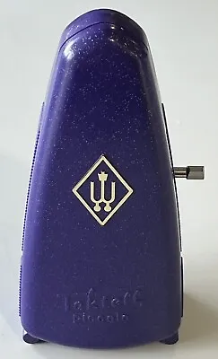 Wittner Taktell Piccolo Purple Wind Up Mechanical Metronome Made In Germany • $64.25