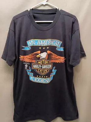 Men's Vintage (c) 1989 Harley Davidson An American Legend Single Stitch T-shirt • $40