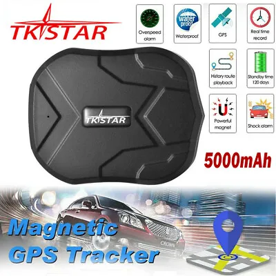 GPS Tracker Magnetic Wireless Car Van Caravan Motorbike Tracking Device TK905 UK • £47.98