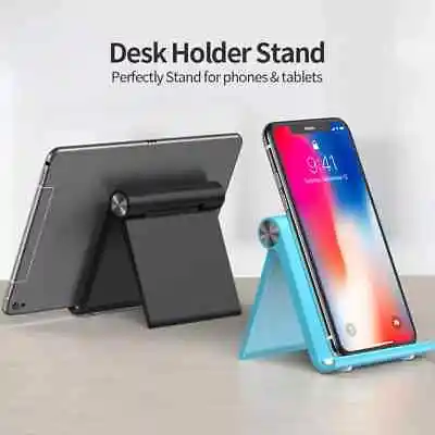 Mobile Phone Folding Portable Mini Tablet Desk Stand Holder • £3.85