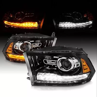 For 2009-2018 Dodge Ram 1500 2500 3500 Headlights Led Drl Projector Headlamp • $229.99