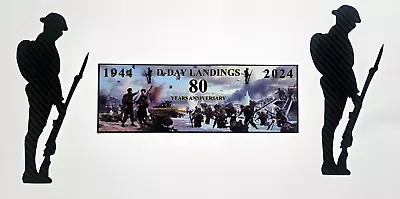 Car Bumper Decal Sticker & 2 Tommy Vinyl Decals 80th D Day Anniversary Military • £3.99