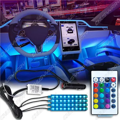 $13.59 • Buy Parts Accessories RGB LED Lights Car Interior Floor Decor Atmosphere Strip Lamp