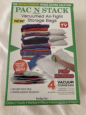 $5 • Buy Vacuumed Airtight Storage Bags. Traveling Packing Storing Seasonal Clothing