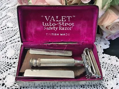 Vintage Valet Safety Razor In Case British Made • $49