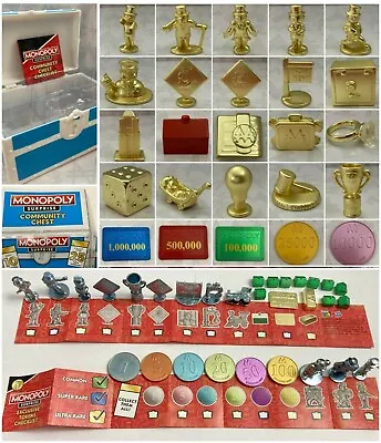 Choose 1x Monopoly Surprise Community Chest Tokens Game Pieces New Ultra Rare  • $0.99