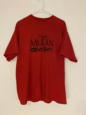 Vintage Disney Mulan Dragon T Shirt• Adult XL Promotional Promo Movie Film 90s • $32.99