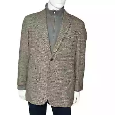 SID MASHBURN Kincaid No. 2 Slim-Fit Houndstooth Virgin Wool Blazer • $89